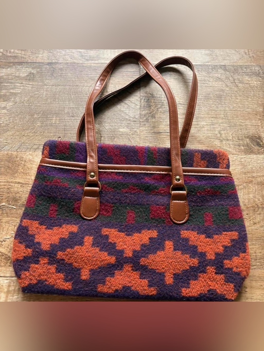 SouthwesternWool Patterned Tote Bag